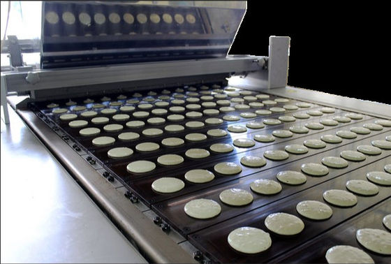 PD1200 Linha de produção de panquecas de sanduíche de topo Linha de processamento de panquecas de sanduíche Máquina de fabricação de panquecas Equipamento de máquinas